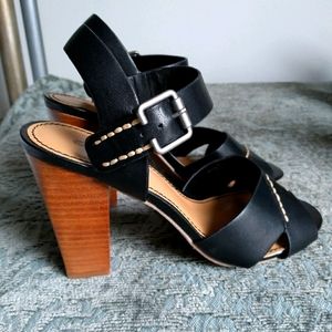 Black & Tan Sandals